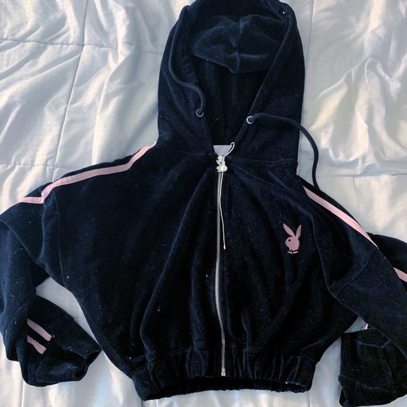 playboy bunny zip up hoodie